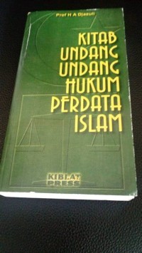 Image of Kitab Undang-undang Hukum Perdata Islam